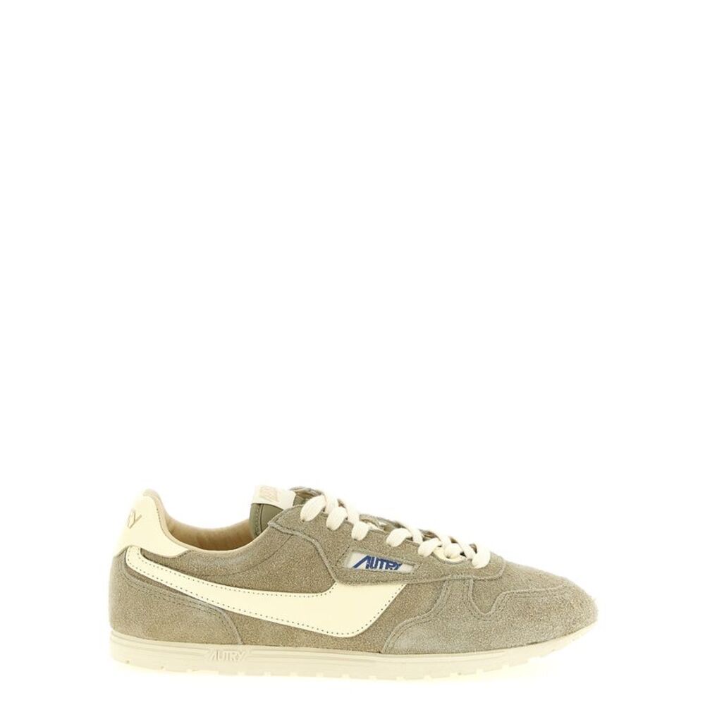 Autry Gray Cowhide Athletic Men's Sneakers